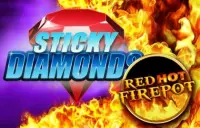 Sticky Diamonds Red Hot Firepot Logo