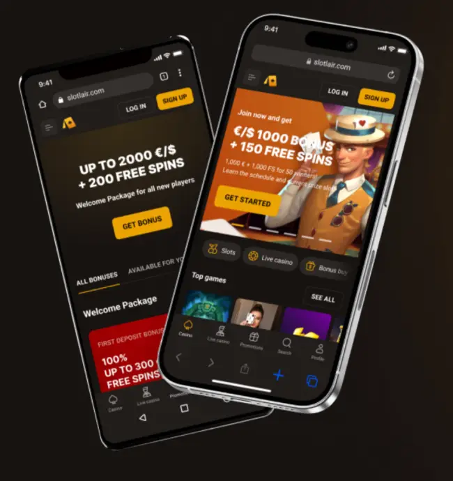Slotlair Casino App