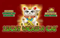 Lucky Wealth Cat Logo