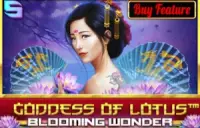 Goddess of Lotus Blooming Wonder Logo